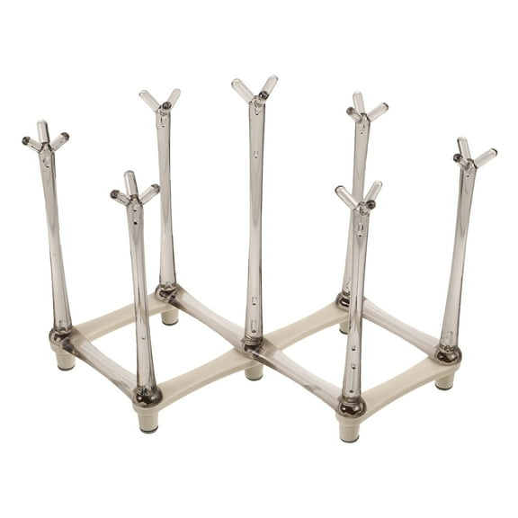 IDEANATEGRATE Drying Rack for Tumblers 1Pack Retractable Cup Drying Rack with Plastic Material for Mugs