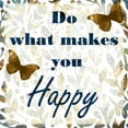 thumbnail image 3 of Allen, Kimberly 12x12 Black Modern Framed Museum Art Print Titled - Do What Makes, 3 of 5