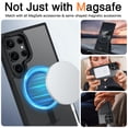 thumbnail image 6 of DOMAVER Samsung Galaxy S24 Ultra Case 6.8 Inch, MagSafe Compatible Matte Translucent Cover, Slim Shockproof Protective - Black, 6 of 8