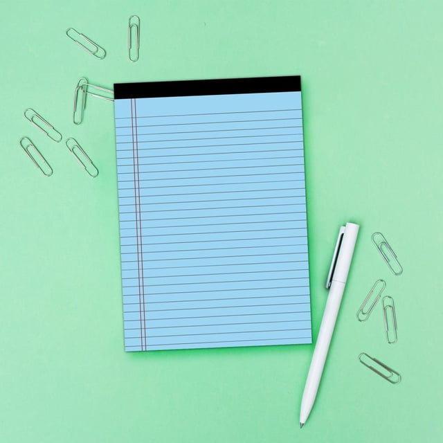Feltree A3 Horizontal Line Tear-off Notepad A4 Memo Planner Portable Notepad 50 Pages