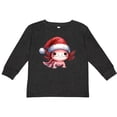 thumbnail image 3 of Inktastic Christmas Axolotl Boys or Girls Long Sleeve Toddler T-Shirt, 3 of 5