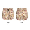 thumbnail image 5 of Lsque Seashells Printed Women's Running Shorts with Liner Pockets,Elastic Quick Dry Workout Athletic Gym Yoga Shorts,Womens High Waist Shorts-Small, 5 of 9
