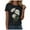 Black, variant on GEWSEY Cute Faith Hope Love T-Shirts for Womens Daisy Graphic Tee Funny Inspirational Letter Print Tops (Black, 3XL)