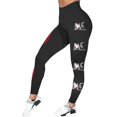 thumbnail image 3 of WILLBEST Leggings de Yoga de Cintura Alta Con Estampado de Moda Para Mujer, Pantalones Largos Ajustados y Sexis Para Entrenamiento y Uso Casual 1054 Grande, 3 of 4