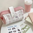 thumbnail image 6 of Taicans Cute Cat Print Makeup Bag with Compartments,Large Capacity Travel Cosmetic Bag,Waterproof Toiletry Organizer, 6 of 9