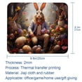thumbnail image 5 of Easter Square Desk Pad Mouse Pad, 8.3x9.8 Inch Non-Slip Rubber Bottom Printed Mousepad for Office and Gaming, 5 of 6