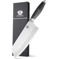 thumbnail image 1 of WILDMOK Meat Cleaver Knife 7.8 Inch, Ultra Sharp Chinese Chef's Knives - Kitchen Chopping Knife, German Steel & Ergonomic Handle for Meat Cutting Vegetable Slicing, 1 of 6