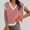 006 Wine, variant on Women's Sweater Casual V Neck Short Sleeve Plaid Knit Vest Loose Fit Pullover Sweaters Top