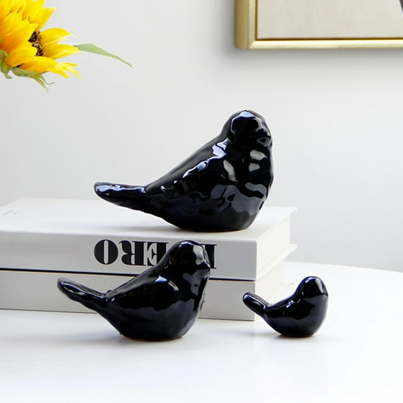 FRCOLOR Simple Bird Figurines Ceramic Birds Miniature