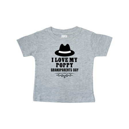 

Inktastic Grandparents Day I Love My Poppy Gift Baby Boy or Baby Girl T-Shirt