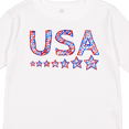thumbnail image 4 of Inktastic Fourth of July USA Red, White, and Blue Boys or Girls Long Sleeve Toddler T-Shirt, 4 of 5