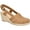 Tan, variant on Easy Street Womens Stargaze Slingback Casual Wedge Heels