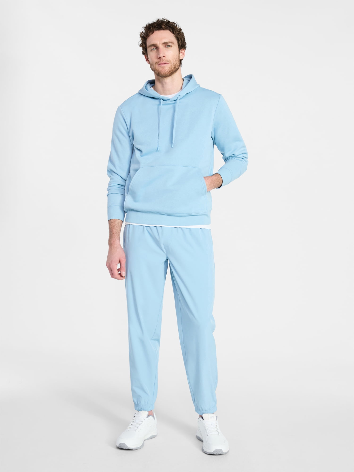 Athletic Works Men's & Big & Tall Men's Fleece Hoodie Sweatshirt, Sizes XS-4XLT
