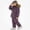 Purple, variant on ITSAME Toddler Girls Winter Snowsuit Set 2-Piece Waterproof Ski Jacket and Bib Pants Outdoor Snow Play Outfit Size 3T