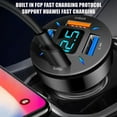 thumbnail image 6 of 4-USB Phone Car Charger Adapter LED Display QC 3.0 Fast Charging Car-Accessories T9G7, 6 of 9