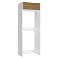thumbnail image 1 of Porta refrigerador Madesa Glamy 1 puerta abatible - Blanco/Marrón Madesa G27080GL, 1 of 9