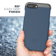 thumbnail image 3 of iPhone 7 Plus 5.5" Belt Clip Case, Encased (SlimShield Series) Hybrid Cover w/ Secure-fit Holster (Deep Blue), 3 of 6