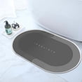 thumbnail image 4 of Mouliraty Bath Rug Non Slip Backing Rug 16x24in - Super Absorbent Dry Washable Bathroom Floor Mats Shower Rug For In Front Of Bathtub Shower Room, 4 of 6