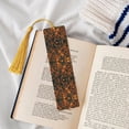 thumbnail image 4 of Kdxio Daisies Print Metal Tassel Bookmarks,Perfect Gift for Art Lovers and Bookworms Metal Bookmarks for Women, 4 of 8
