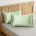 thumbnail image 4 of 2pc 29.13x18.89in Summer Envelope Style Pillowcase Dormitory Bedroom Bedding Product, 4 of 6