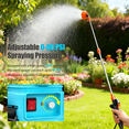 thumbnail image 6 of 4 Gallon Backpack Sprayer, 100 Psi Adjustable Pressure, Electric Weed Sprayers, 18V Compatible, 5 Nozzles, Battery & Charger for Lawn, 6 of 9