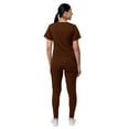 thumbnail image 2 of Adar Pro Flawless Plus Scrub Set For Women - Elevated V-Neck Top & Jogger Scrub Pants, 2 of 7