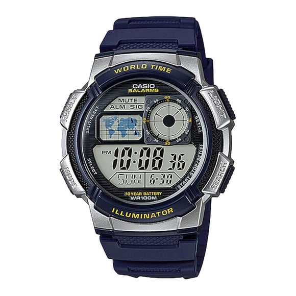 Reloj CASIO AE-1000W-2AVCF World Time ILLUMINATOR-Azul azul 48 mm Casio AE-1000W-2AVCF