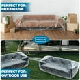 thumbnail image 5 of AMQTSLM Plastic Furniture Covers for Moving, Heavy-Duty Couch Cover for Sofa, Waterproof & Dustproof Clear Moving Bags for Renovation, Wrap or Storage, Extra Large Bag Open Size 96 x 42 x 62 Inch, 5 of 7