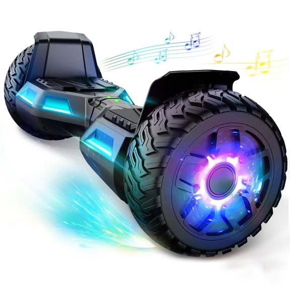 TST Hoverboard, 8.5" Tire, 500W Powerful Motor Hover Board with LED Lights, 8.5" All Terrain Self Balancing Electric Scooter for Teen