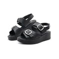 thumbnail image 3 of Sandalia Plataforma Dama Ajuste Doble Broche Color Negro negro 22.5, 3 of 7