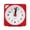 Red, variant on Riousery Mini Travel Table Alarm Clock Quartz LED Light with Snooze Function Battery Operated Blue 2.17 inches / 5.5 cm