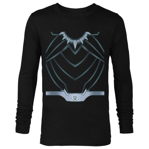 Marvel Black Panther Costume - Long Sleeve T-Shirt for Men - Customized-Black