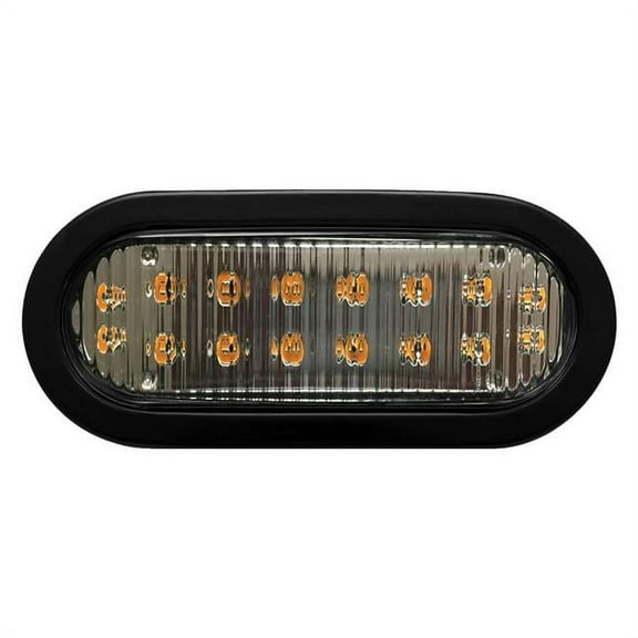 Ecco Warning Light,LED,Amber/Green 3965AG
