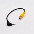 thumbnail image 4 of Female RCA to 2.5MM AV IN Cable suit Car DVR Rear View Camera Adapter Yd, 4 of 8