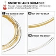 thumbnail image 5 of Mobutofu 4Pcs Durable Mandolin Strings Kit for Music Playing Silver Color 0.1X33In, 5 of 8