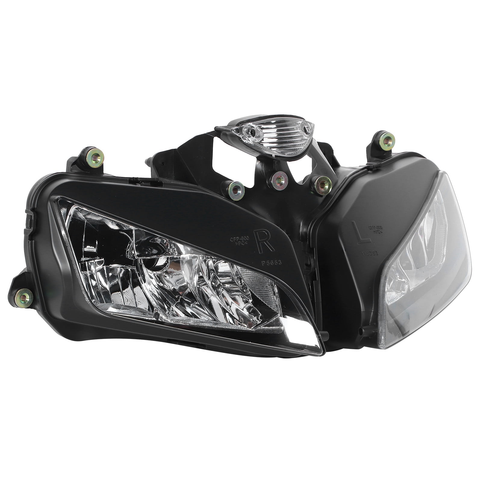Mgaxyff Motorcycle Headlight Clear Lens