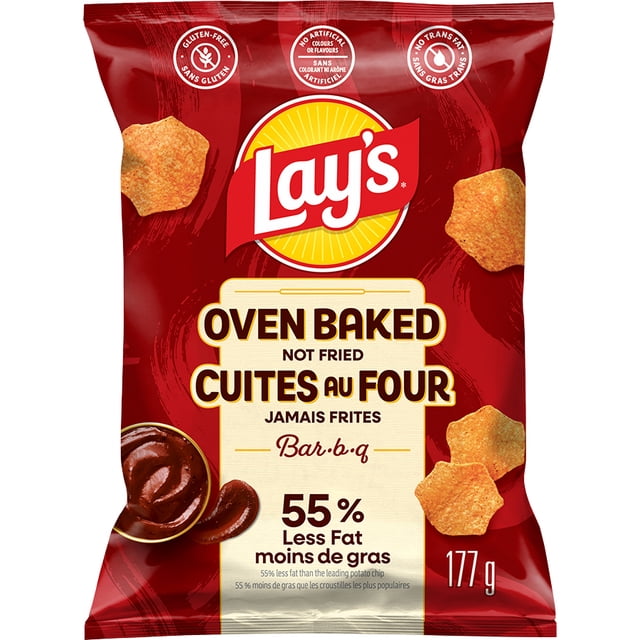 Lay’s Cuites au four croquilles assaisonnées Bar-B-Q