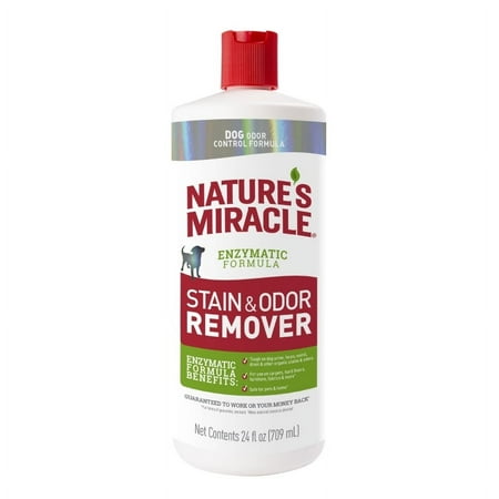 Nature’s Miracle Stain And Odor Remover Dog 24 Ounces, Odor Control Formula, Pour