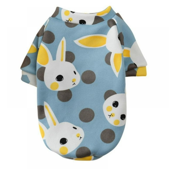 Forzero Pet Dog Costume Cute Animal Printed Pet Coat Cotton Soft Pullover Dog Shirt Jacket Sweatshirt Cat Sweater Pets Clothing Outfit