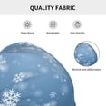 thumbnail image 5 of Salouo Snowflakes1 Print Unisex Beanie Hat,Knitted Baggy Skull Cap Winter Warm Hats Beanie Sleep Hats Cancer Headwear Caps for Women & Men 1 Pieces, 5 of 7