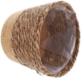 thumbnail image 4 of MOVTOTOP Woven Seagrass Planter Basket Flower Pot Storage Container Handcrafted Basket, 4 of 7