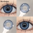 thumbnail image 3 of Bio-essence-lentillas coreanas de colores, lentes para miopía azul graduadas, lentes coreanas de alta calidad, 1 par, 3 of 4