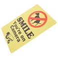 thumbnail image 1 of OULII hanging warning dog sign Dog Warning Sign Yellow Iron 1Pcs, 1 of 8