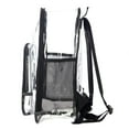 thumbnail image 4 of K-Cliffs Unisex Heavy Duty Clear 17" School Backpack, Teen-Adult, Black Trim, 4 of 9