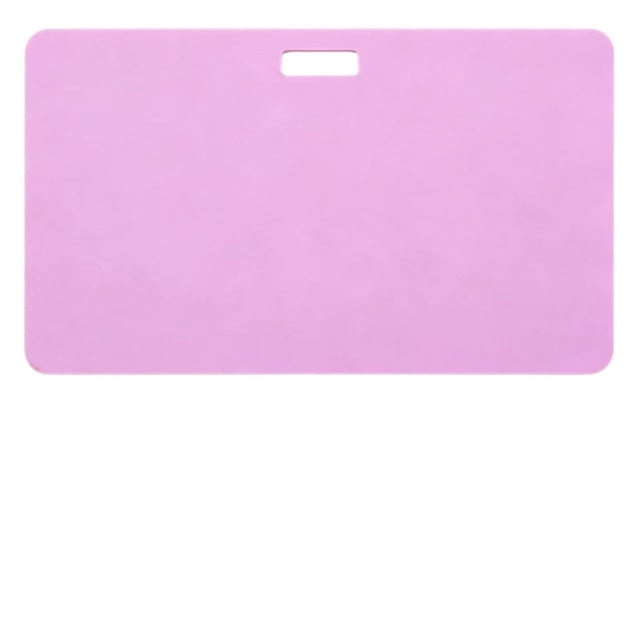 Cmunyle Badge d'Identité Horizontal Effaçable en Silicone Réutilisable Écriture Étiquette de Nom Imperméable Résistant aux Taches Léger Design à Clipser pour Bureau Lieu de Travail Extérieur Usage Personnel