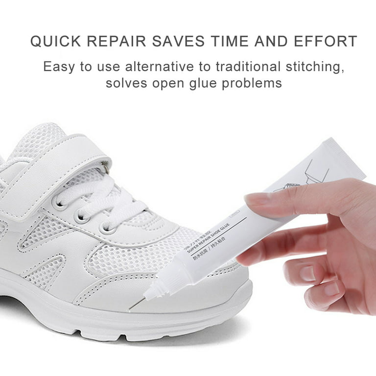 Shoe Glue Sole Repair Repair Adhesive for Sneaker Leather Shoes Climbing Shoes High Heels Sport Shoes Leisure Shoes Waterproof Transparent 60ml, Adult