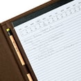 thumbnail image 3 of (2 pack) Pen+Gear Bonded Leather Padfolio, Brown, 9.5 in x 12.25 in, 1 College Ruled Writing Pad Included, 3 of 6