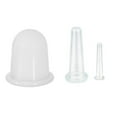 thumbnail image 1 of 3Pcs Natural Silicone Vacuum Therapy Anti Cellulite Facial Massage Cans Cups, 1 of 7