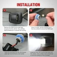 thumbnail image 4 of Nilight License Plate Lights Compatible with 1997 1998 1999 2010 2011 Dodge Dakota 2011 Ram Dakota 2006-2009 Mitsubishi Raider with Black Housing 6000K White 2PCS Pack, 4 of 9