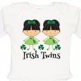 thumbnail image 4 of Inktastic Irish Twins St Patricks Girls Girls Long Sleeve Baby Bodysuit, 4 of 5